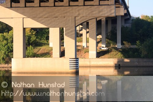 The pylons for the Dartmouth Bridge.